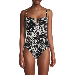 Bandeau-Badeanzug Slender für Damen