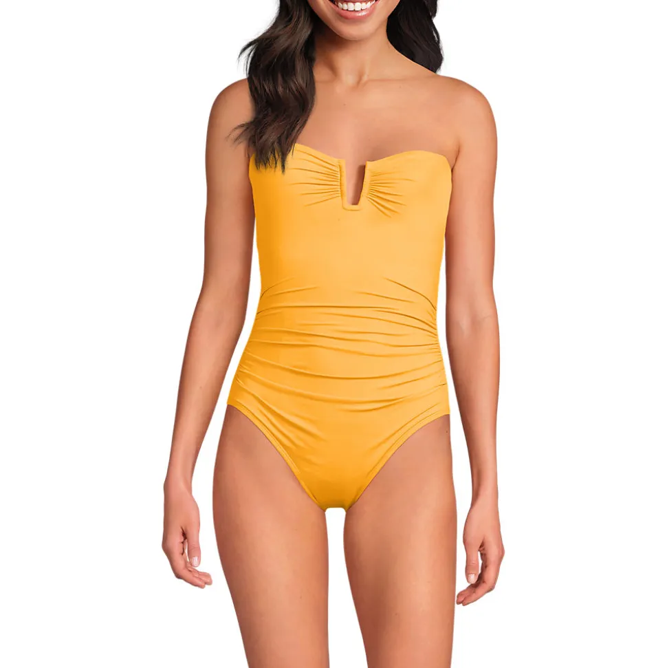 Bandeau-Badeanzug Slender für Damen