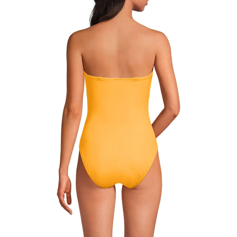 Bandeau-Badeanzug Slender für Damen