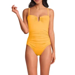 Bandeau-Badeanzug Slender für Damen