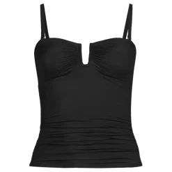 Bandeau-Tankini-Top Slender für Damen in D-Cup