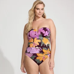 Bandeau-Tankini-Top Slender für Damen