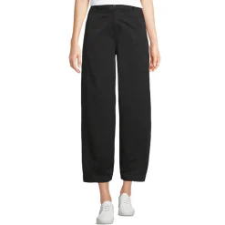 Barrel-Chinos High Waist aus Lyocell-Mix für Damen