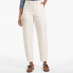 Barrel-Chinos High Waist für Damen