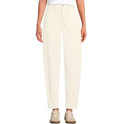 Barrel-Chinos High Waist für Damen