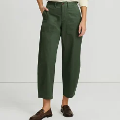 Barrel-Chinos High Waist für Damen