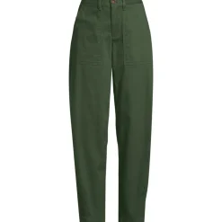 Barrel-Chinos High Waist für Damen