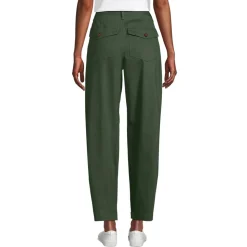 Barrel-Chinos High Waist für Damen
