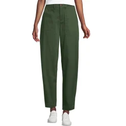 Barrel-Chinos High Waist für Damen