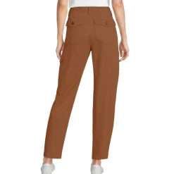 Barrel-Chinos High Waist für Damen