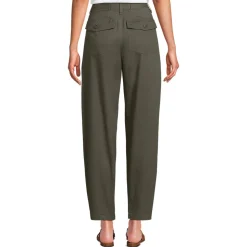 Barrel-Chinos High Waist für Damen
