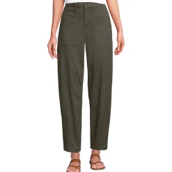 Barrel-Chinos High Waist für Damen