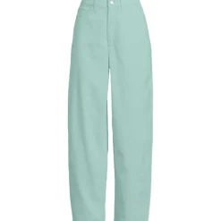 Barrel-Feincordhose High Waist für Damen