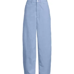 Barrel-Feincordhose High Waist für Damen