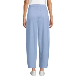 Barrel-Feincordhose High Waist für Damen