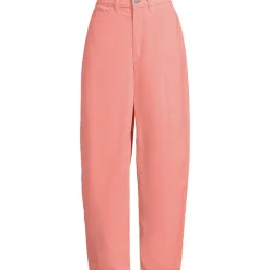 Barrel-Feincordhose High Waist für Damen