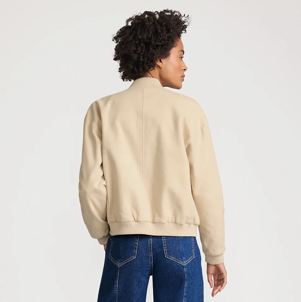 Baumwoll-Bomberjacke für Damen