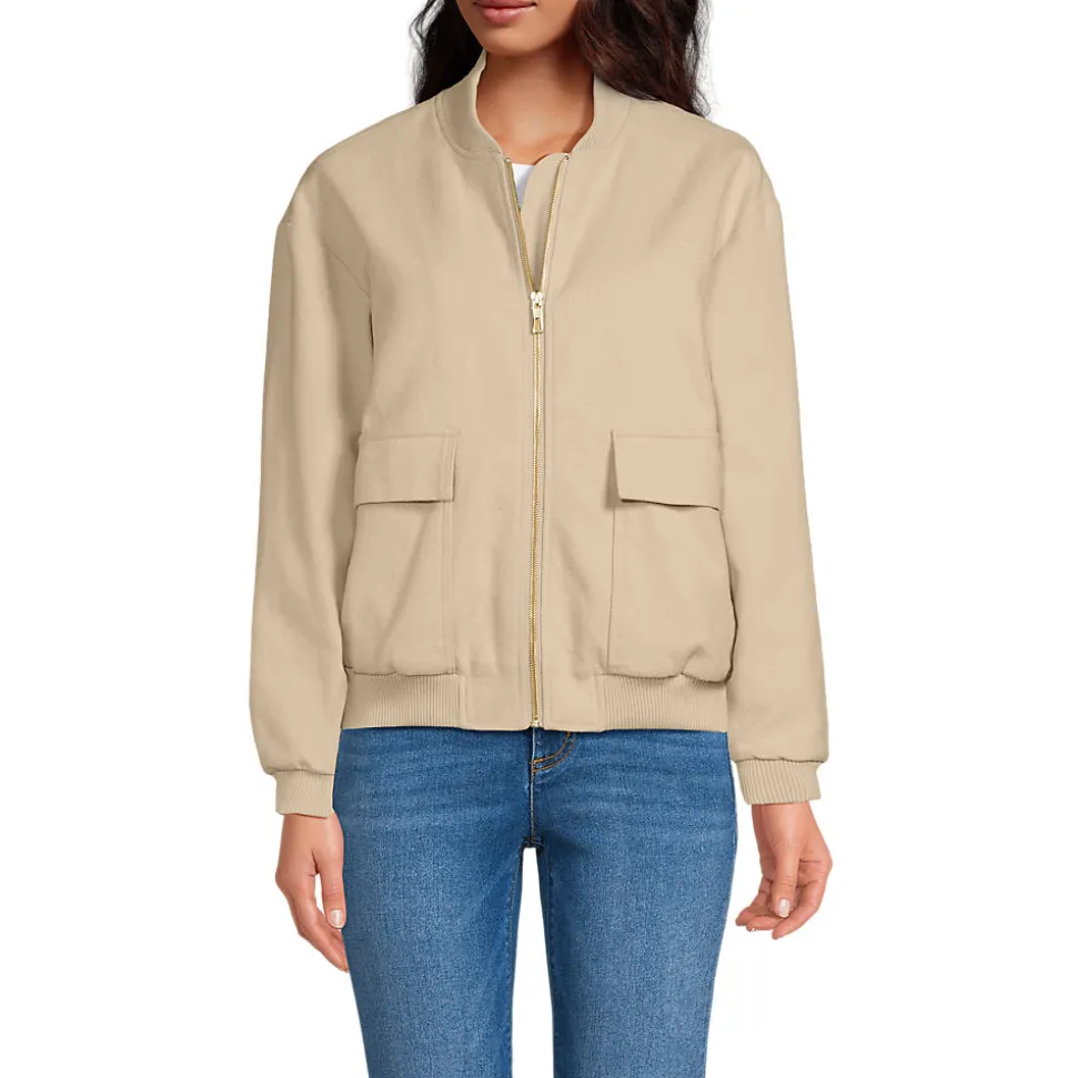 Baumwoll-Bomberjacke für Damen