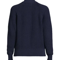 Baumwoll-Cardigan mit Reißverschluss für Damen
