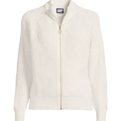 Baumwoll-Cardigan mit Reißverschluss für Damen