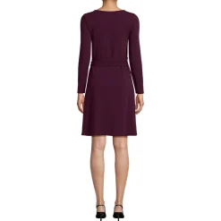 Baumwolle/Modal-Kleid mit Zierschleife für Damen