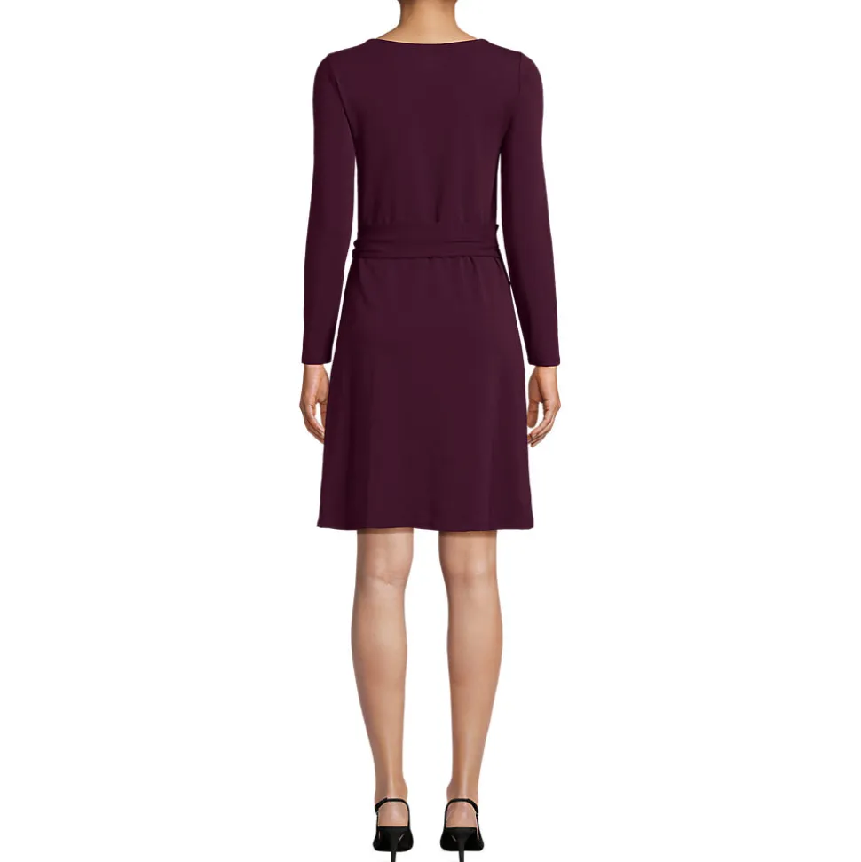 Baumwolle/Modal-Kleid mit Zierschleife für Damen