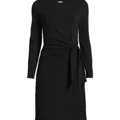 Baumwolle/Modal-Kleid mit Zierschleife für Damen