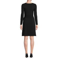 Baumwolle/Modal-Kleid mit Zierschleife für Damen
