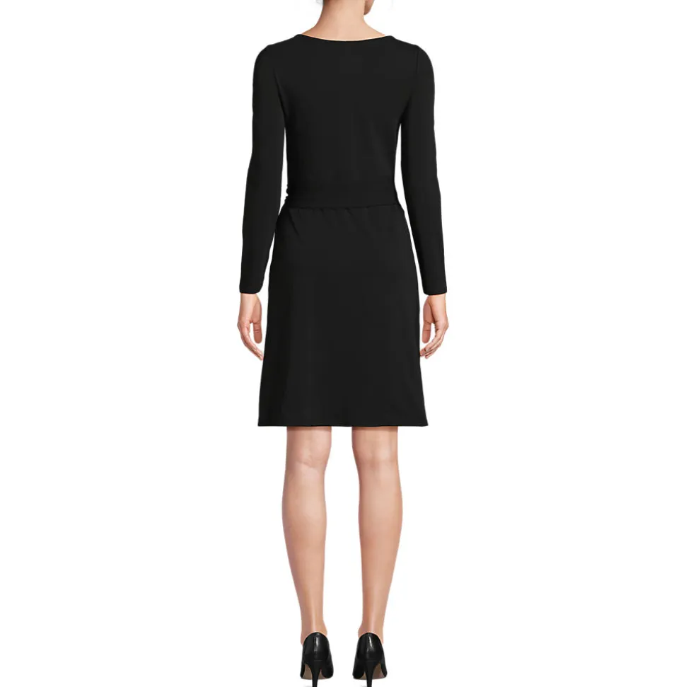 Baumwolle/Modal-Kleid mit Zierschleife für Damen
