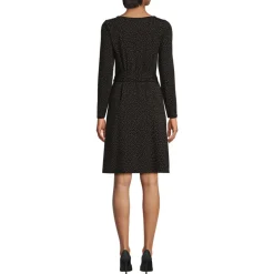 Baumwolle/Modal-Kleid mit Zierschleife für Damen