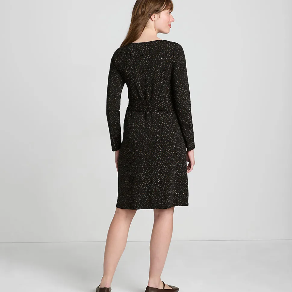 Baumwolle/Modal-Kleid mit Zierschleife für Damen