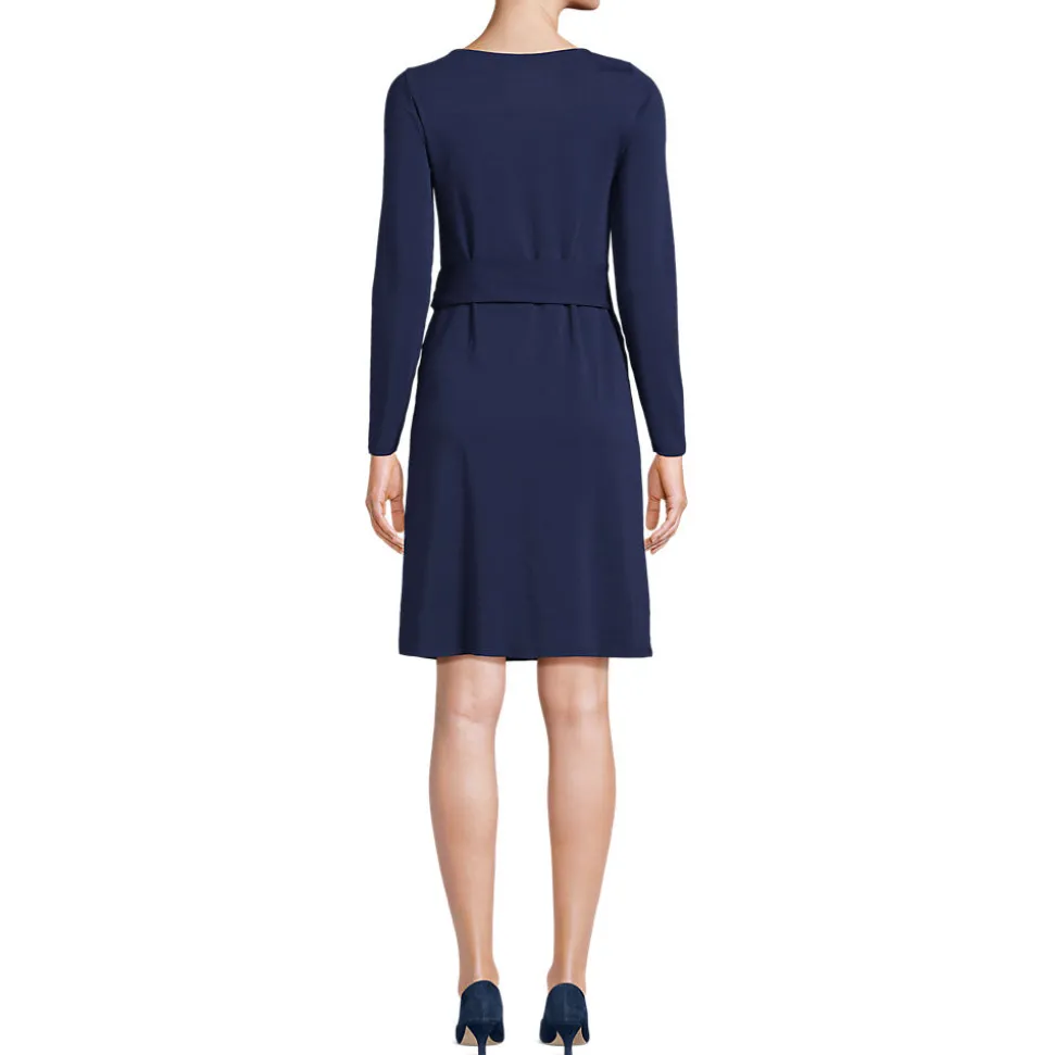 Baumwolle/Modal-Kleid mit Zierschleife für Damen