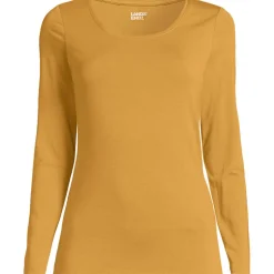 Baumwolle/Modal-Shirt mit Ballett-Ausschnitt für Damen