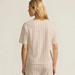 Baumwoll/Leinenmix-Shirt für Damen