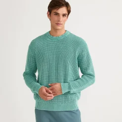 Baumwoll-Pullover im Waffelstrick DRIFTER für Herren