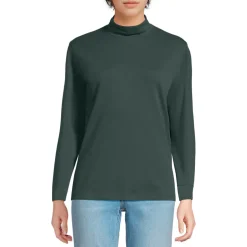 Baumwoll-Stehkragenshirt