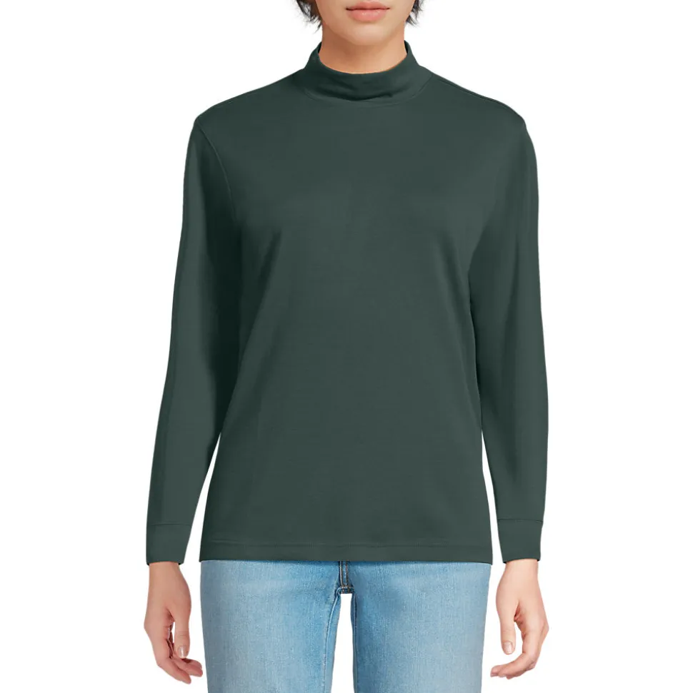 Baumwoll-Stehkragenshirt