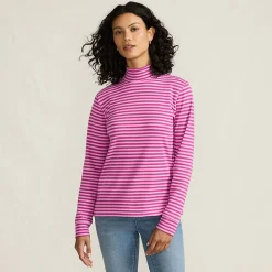 Baumwoll-Stehkragenshirt