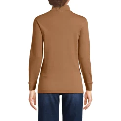 Baumwoll-Stehkragenshirt