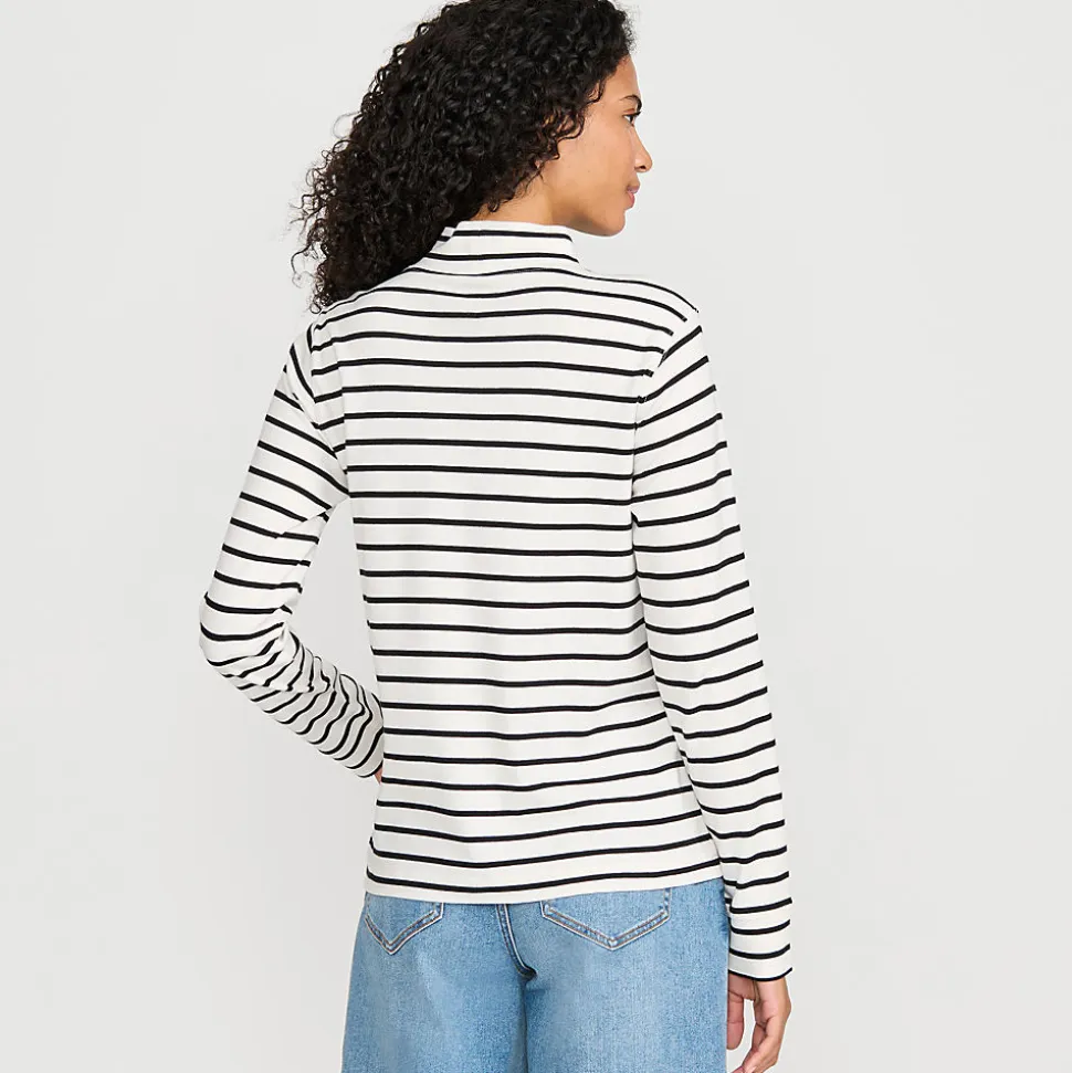 Baumwoll-Stehkragenshirt