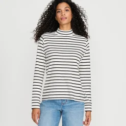 Baumwoll-Stehkragenshirt