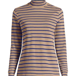 Baumwoll-Stehkragenshirt