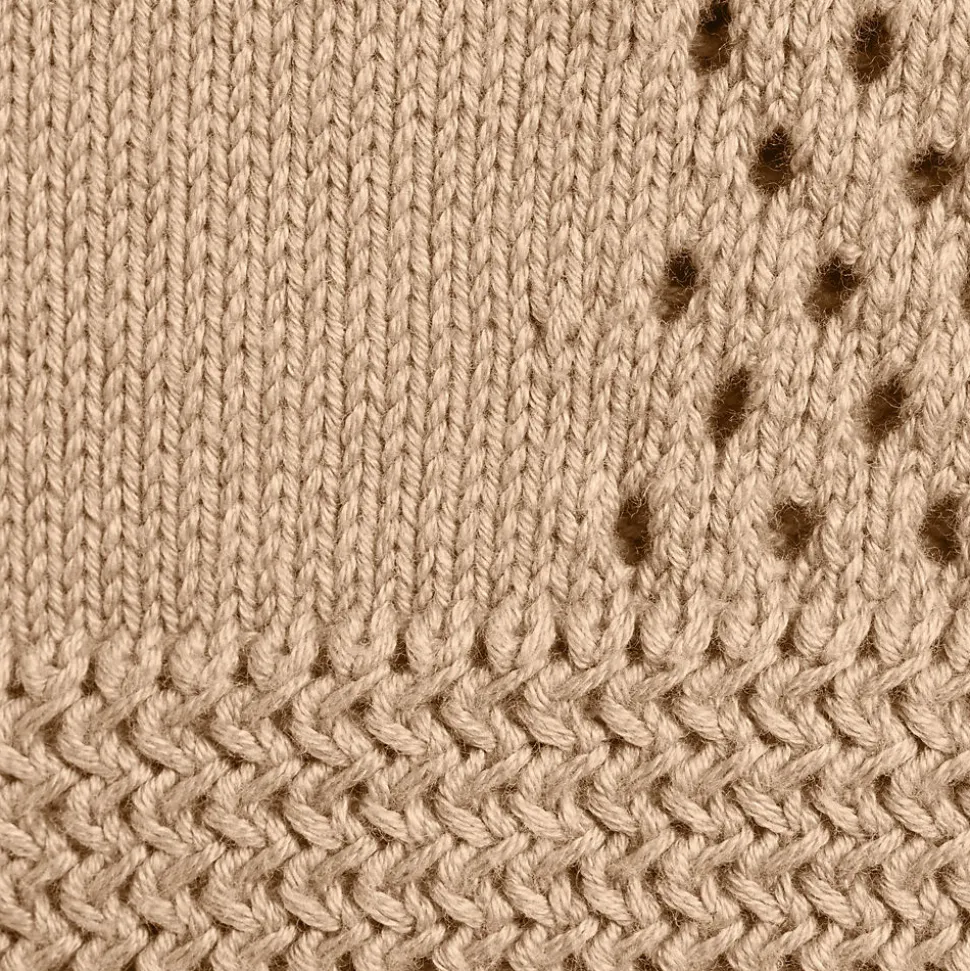 Baumwoll-Zippercardigan mit großem Kragen DRIFTER für Damen