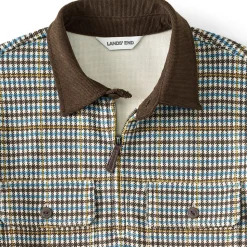 Bedford-Polopullover mit Reißverschluss für Herren