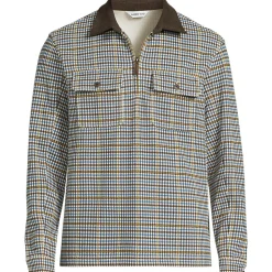 Bedford-Polopullover mit Reißverschluss für Herren