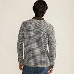 Bedford-Polopullover mit Reißverschluss für Herren