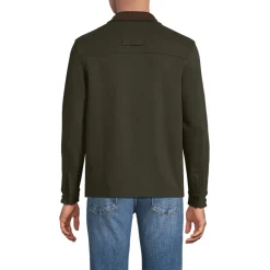 Bedford-Polopullover mit Reißverschluss für Herren