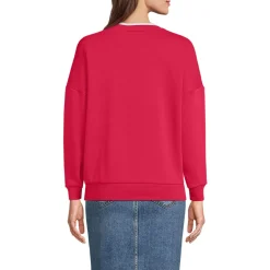 Beflocktes Sweatshirt für Damen
