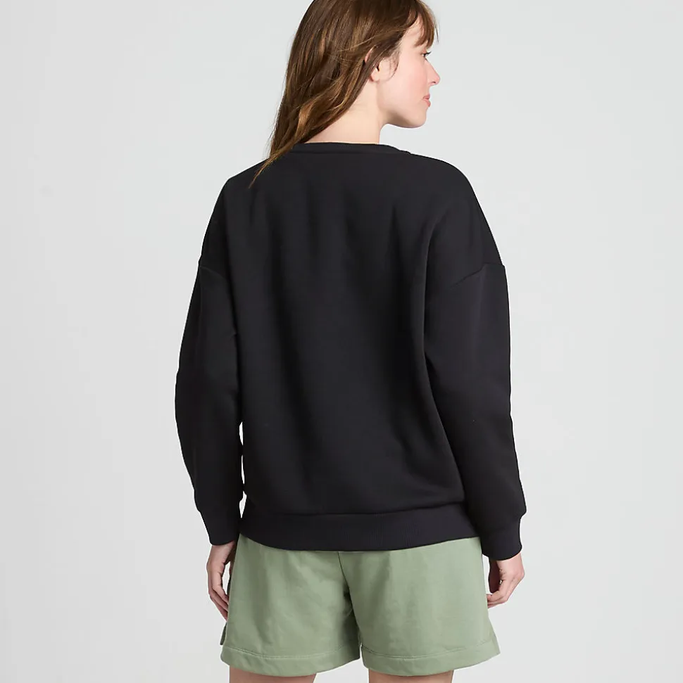 Beflocktes Sweatshirt für Damen