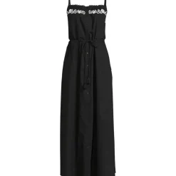 Besticktes Baumwollkleid für Damen